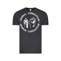 Vintage Black animal liberation Vintage Tee - artisFamous