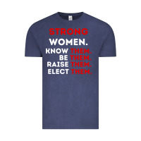 Vintage Denim strong women know them be them Vintage Tee - artisFamous