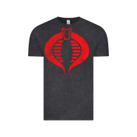 Vintage Black vintage cobra symbol Vintage Tee - artisFamous