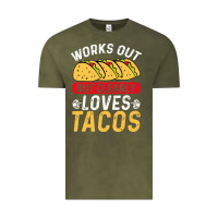 Vintage Olive tacos work out gym gift classic Vintage Tee - artisFamous