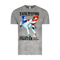 Cloud Rock taekwondo sport art Vintage Tee - artisFamous