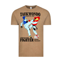 Vintage Coffee taekwondo sport art Vintage Tee - artisFamous