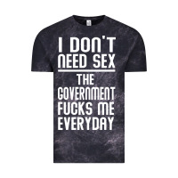 Cloud Black the government fucks me everyday Vintage Tee - artisFamous