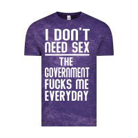 Cloud Purple the government fucks me everyday Vintage Tee - artisFamous