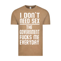 Vintage Coffee the government fucks me everyday Vintage Tee - artisFamous