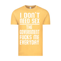 Vintage Mustard the government fucks me everyday Vintage Tee - artisFamous