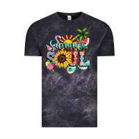 Cloud Black summer soul Vintage Tee - NancyCooperArtShop