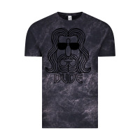 Cloud Black dude the big lebowski Vintage Tee - artisFamous