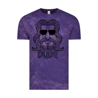 Cloud Purple dude the big lebowski Vintage Tee - artisFamous
