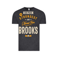 Vintage Black Brooks Personalized Name Birthday Gift Vintage Tee - artisFamous