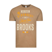 Vintage Coffee Brooks Personalized Name Birthday Gift Vintage Tee - artisFamous