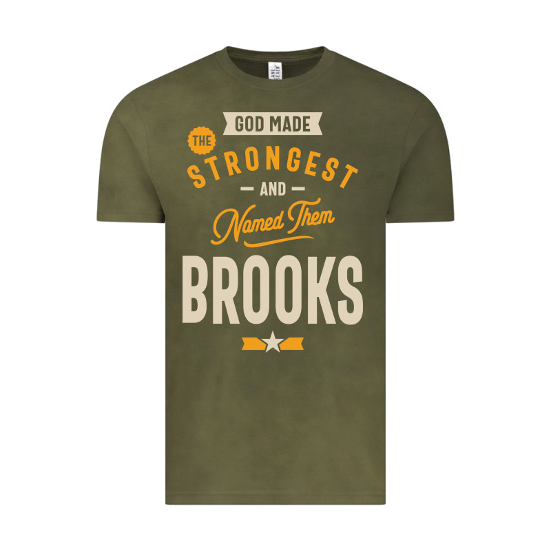 Brooks Personalized Name Birthday Gift Vintage Tee by artisFamous | Teevron