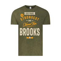 Vintage Olive Brooks Personalized Name Birthday Gift Vintage Tee - artisFamous