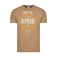 Vintage Coffee Amir Personalized Name Birthday Gift Vintage Tee - artisFamous