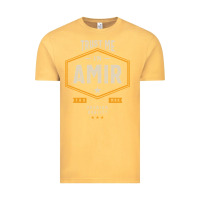 Vintage Mustard Amir Personalized Name Birthday Gift Vintage Tee - artisFamous