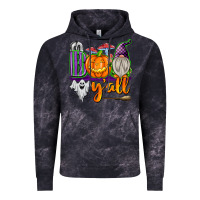 Cloud Black Boo Y'all Vintage Hoodie - texasbilliewilder