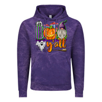 Cloud Purple Boo Y'all Vintage Hoodie - texasbilliewilder