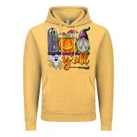 Vintage Mustard Boo Y'all Vintage Hoodie - texasbilliewilder