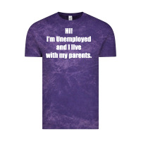 I'm Unemployed And I Live With My Parents Vintage Tee | Teevron