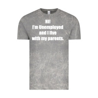 Cloud Rock i'm unemployed and i live with my parents Vintage Tee - artisFamous
