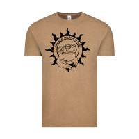 Vintage Coffee church of the toad of light psychedelic frog Vintage Tee - artisFamous