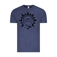 Vintage Denim church of the toad of light psychedelic frog Vintage Tee - artisFamous