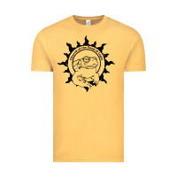 Vintage Mustard church of the toad of light psychedelic frog Vintage Tee - artisFamous