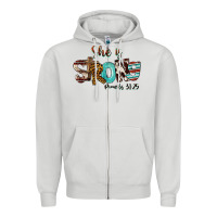 Dove Grey She Is Strong Proverbs 31 25 Zipper Hoodie - FaDigitalArtStudio