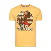 Vintage Mustard emperor’s new groove kuzco llama no touchy Vintage Tee - artisFamous