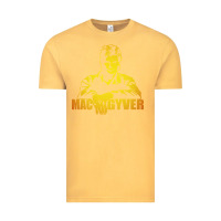 Vintage Mustard macgyver actor movie Vintage Tee - artisFamous