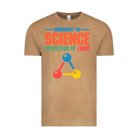 University Of Science Professor Of Logic Vintage Tee | Teevron