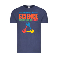 Vintage Denim UNIVERSITY OF SCIENCE PROFESSOR OF LOGIC Vintage Tee - artisFamous