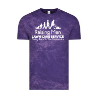 Cloud Purple raising men lawn care Vintage Tee - artisFamous
