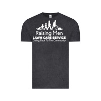 Raising Men Lawn Care Vintage Tee | Teevron
