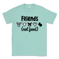 Seafoam Friends not Food Classic Tee - Bettercallsaul