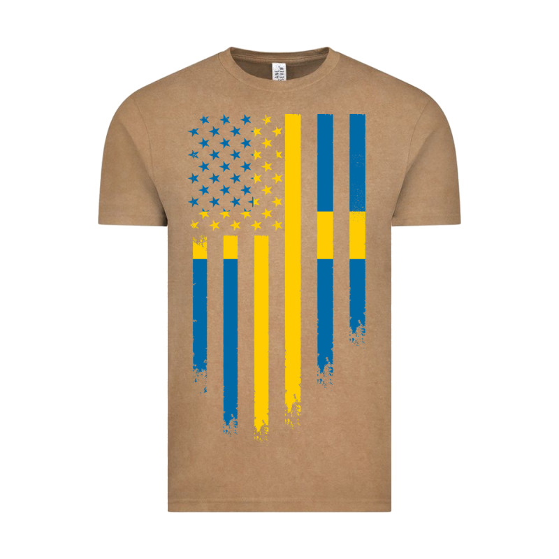 Sweden Swedish Roots American Flag | Canadian Roots Vintage Tee by artisFamous | Teevron