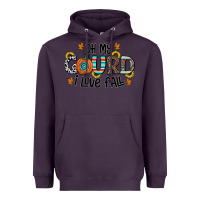 Plum oh my gourd i love fall Heavyweight Hoodie - CowhideDigitalArt