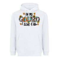 White oh my gourd i love fall Heavyweight Hoodie - CowhideDigitalArt
