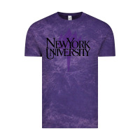 Cloud Purple New York University Vintage Tee - artisFamous