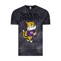 Cloud Black New York University Vintage Tee - artisFamous
