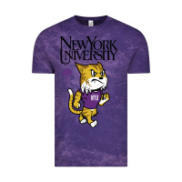 Cloud Purple New York University Vintage Tee - artisFamous