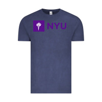 Vintage Denim nyu new york university purple Vintage Tee - artisFamous