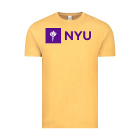 Vintage Mustard nyu new york university purple Vintage Tee - artisFamous