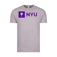 Vintage Zinc nyu new york university purple Vintage Tee - artisFamous