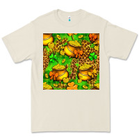 Bone St. Patrick's pot of gold seamless pattern Premium Tee - BundleAndBundleShop