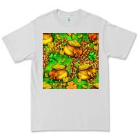 Dove Grey St. Patrick's pot of gold seamless pattern Premium Tee - BundleAndBundleShop