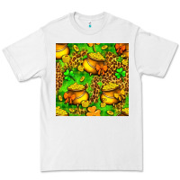 White St. Patrick's pot of gold seamless pattern Premium Tee - BundleAndBundleShop