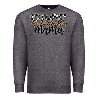 Charcoal Heather race mama Premium Sweatshirt - SublimationCraftShop