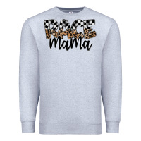 Heather Grey race mama Premium Sweatshirt - SublimationCraftShop