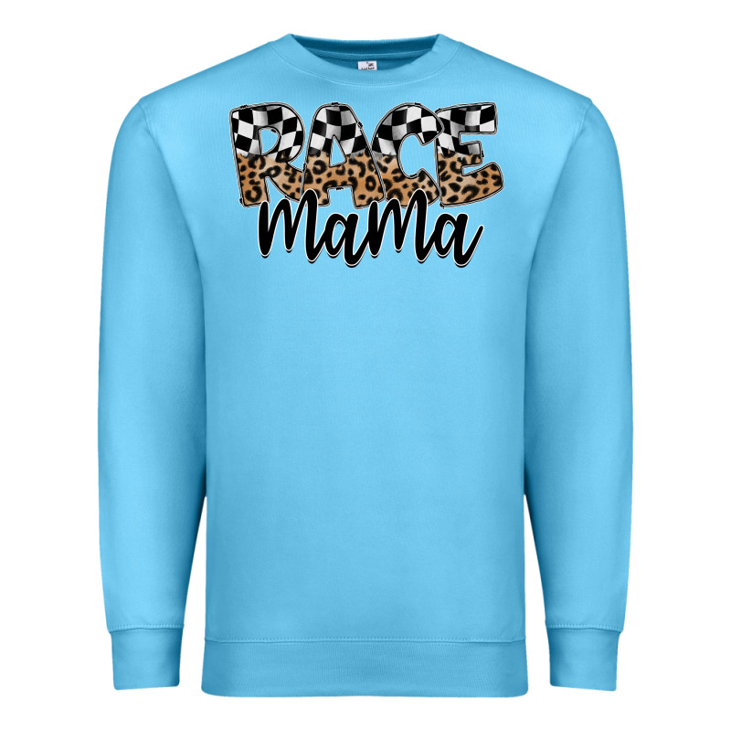 Race Mama Premium Sweatshirt by SublimationCraftShop | Teevron